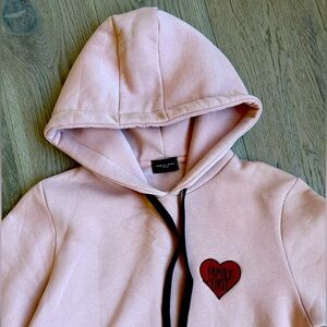 Family first Milano, pink hoodie